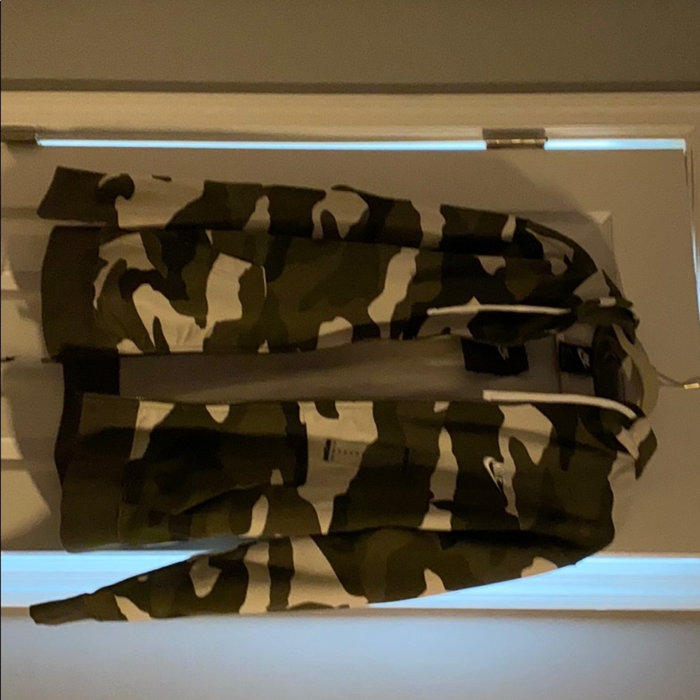 Nike army fatigue hoodie